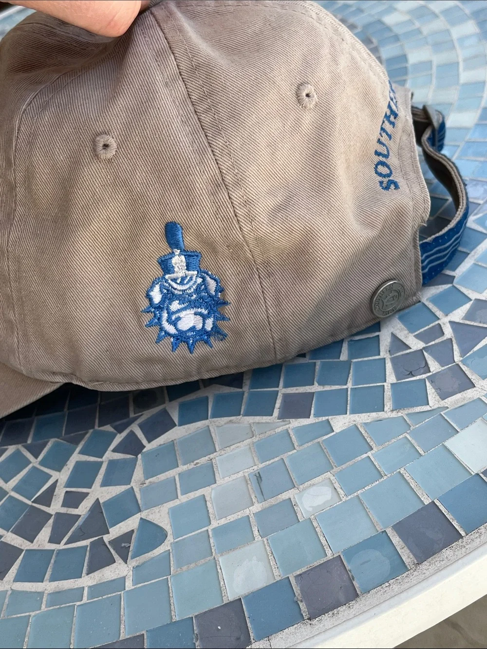 Southern‎ Tide Skipjack Khaki Adjustable Baseball Hat Cap Embroidered Logo